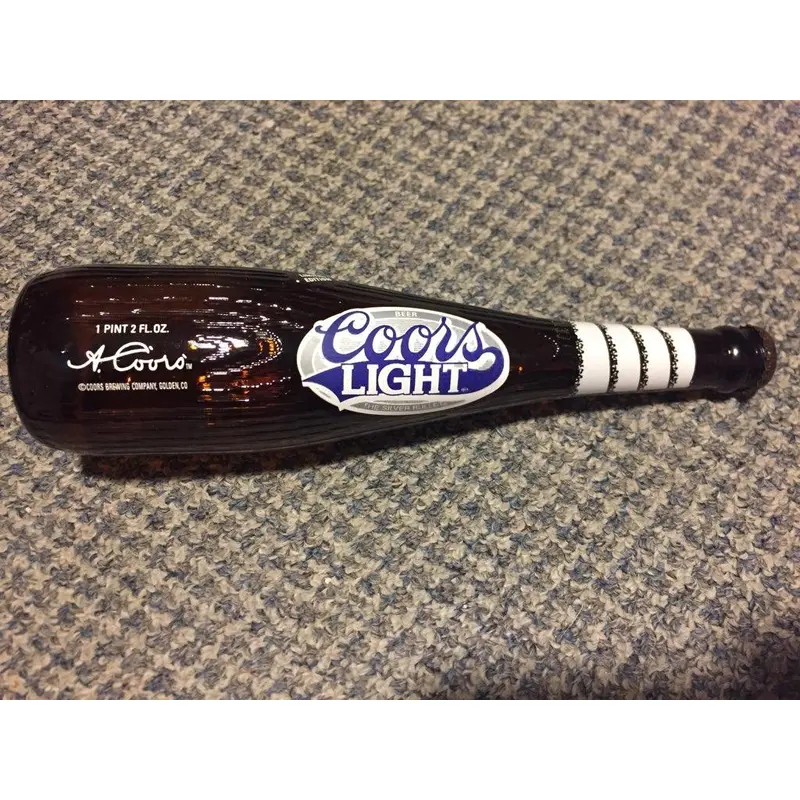 VINTAGE COORS LIGHT BEER BOTTLE BASEBALL BAT