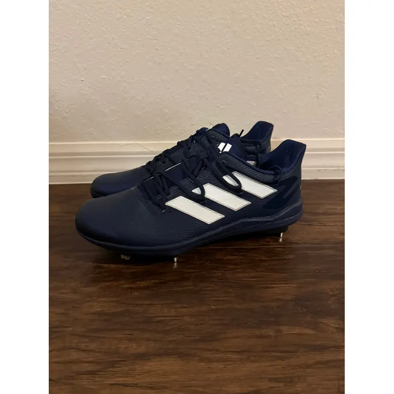 Adidas Adizero Afterburner 8 Navy Metal Baseball Cleats Size 12.5 H00978