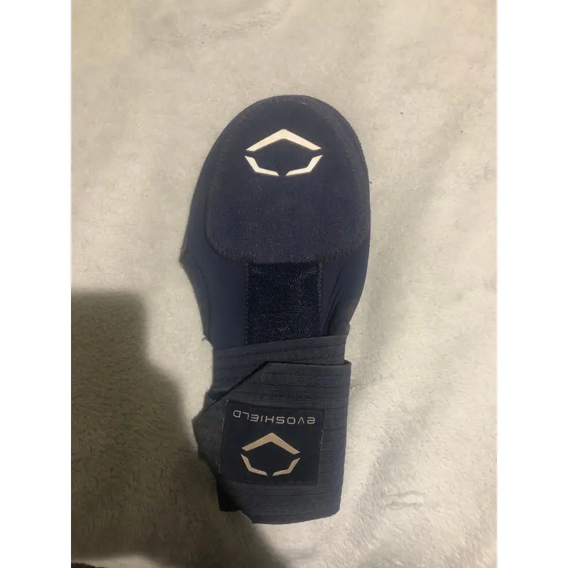 Navy Blue Used Senior EvoShield Wrist Guards Sliding mitt