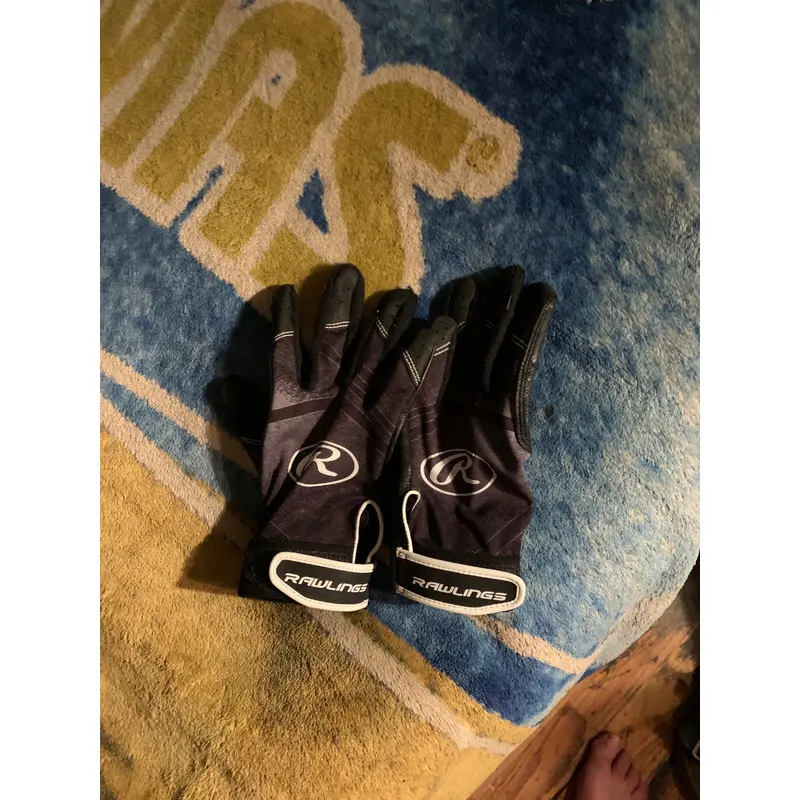 Used Large Rawlings Batting Gloves