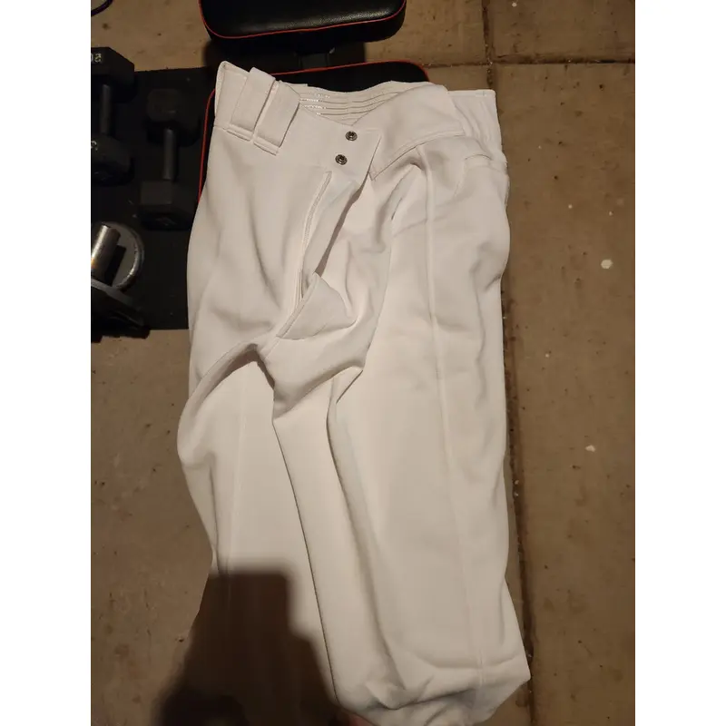 White Men's Medium Adult Mizuno Game Pants (Used)