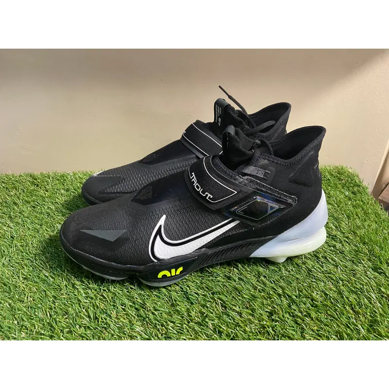 Nike Force Zoom Trout 8 Elite Black White CZ5913-010 Baseball Cleats Mens 12 NEW