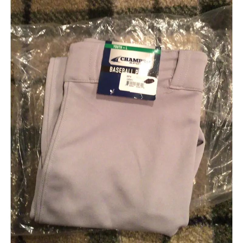 Champro NEW youth large grey baseball pants