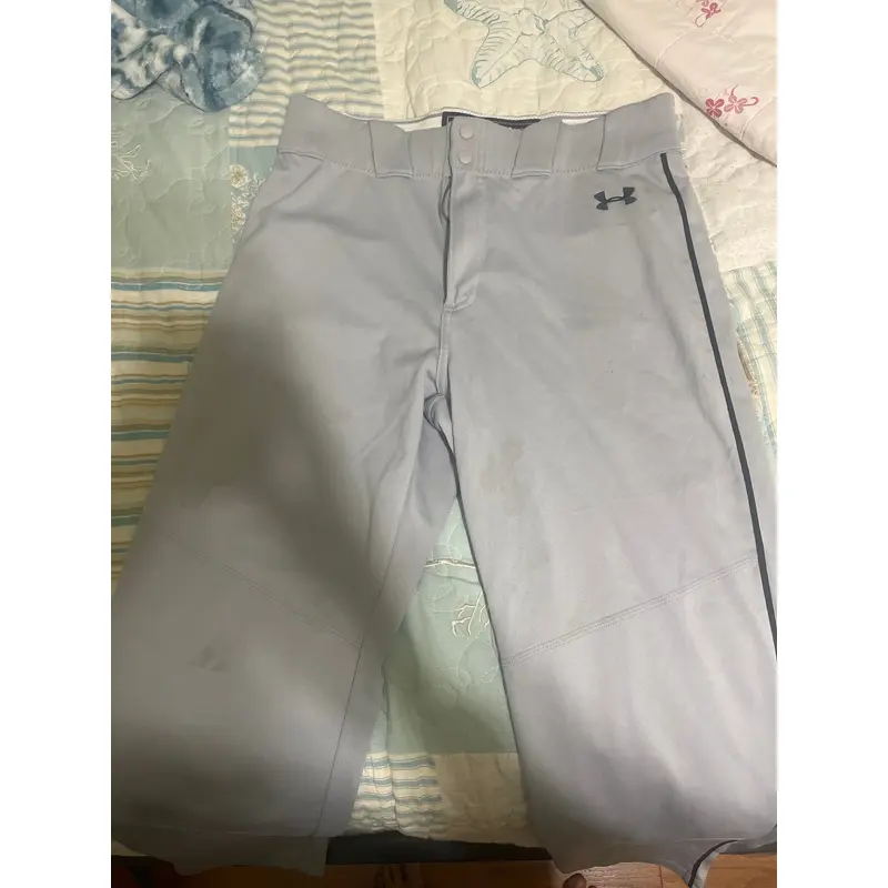 Gray Used Large Under Armour Game Pants