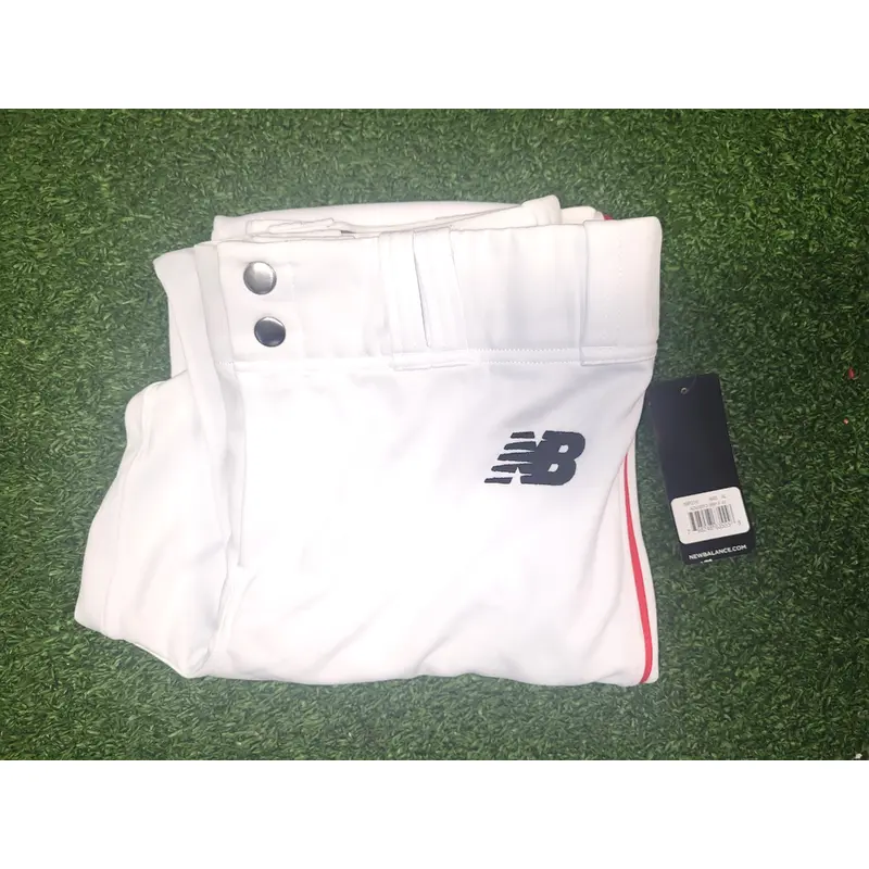 White Adult Small New Balance Game Pants (New)