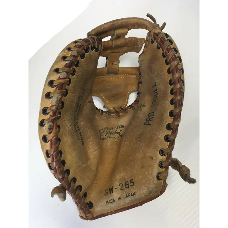 Vintage Summerlee SW-285 Pro Model First Base Baseball Glove LHT Leather brown
