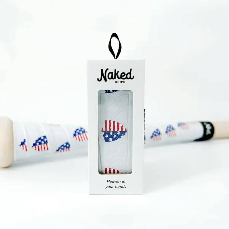 New Naked Grips 0.5mm Bat Grip Patriot 11506-50N05PATRIOT