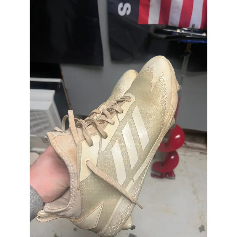 White Men's Adult Low Top Metal (Used) Adizero