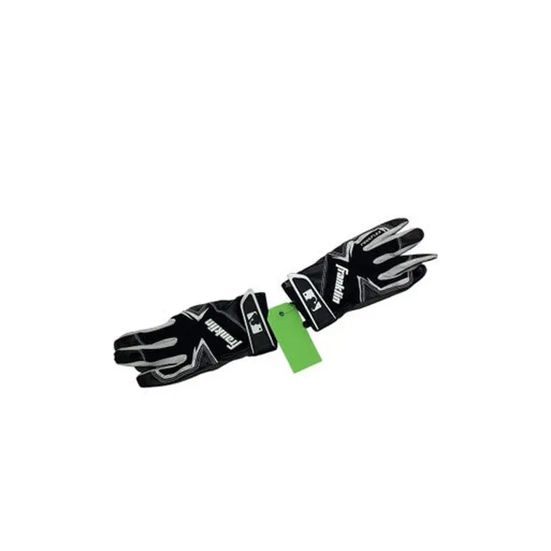 Used Franklin BB/SB Batting Gloves Black SM 11347-S000251194