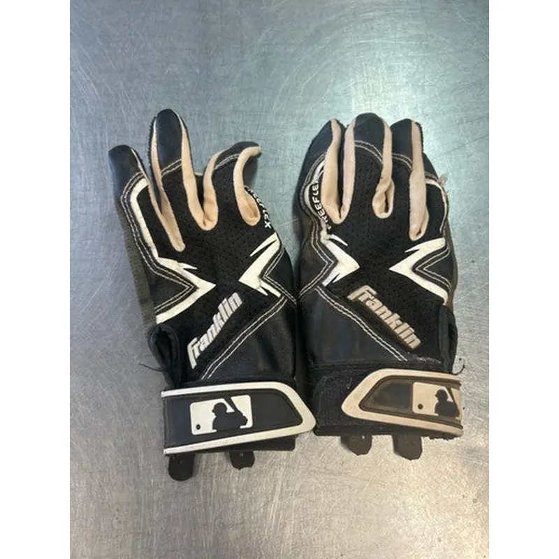 Used Franklin BB/SB Batting Gloves Black XS 11868-S000064740