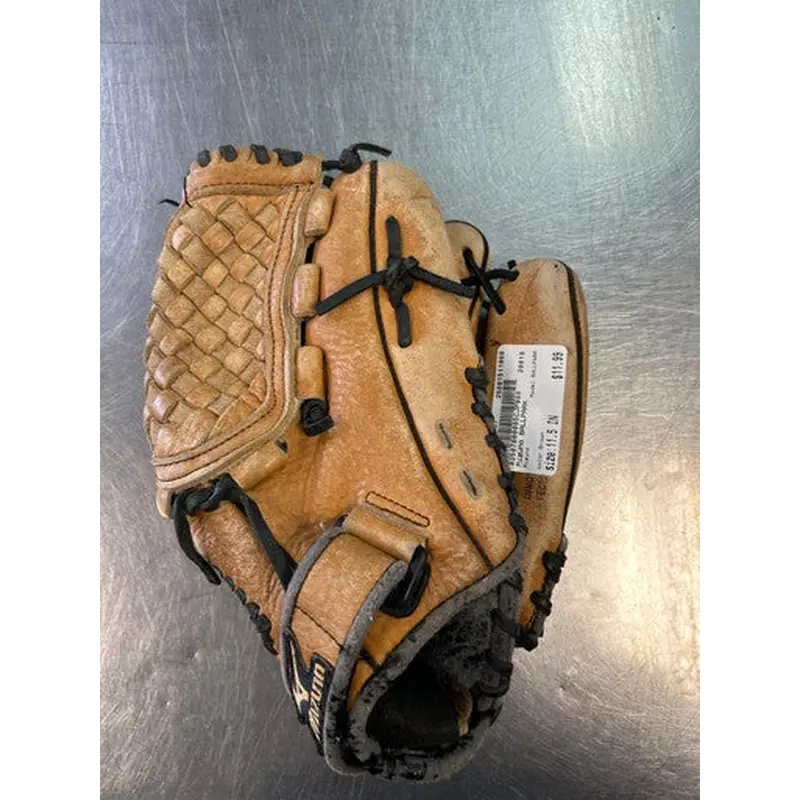 Used Mizuno BALLPARK BB/SB Glove RH Throw Brown 11 1/2" 11868-S000064867