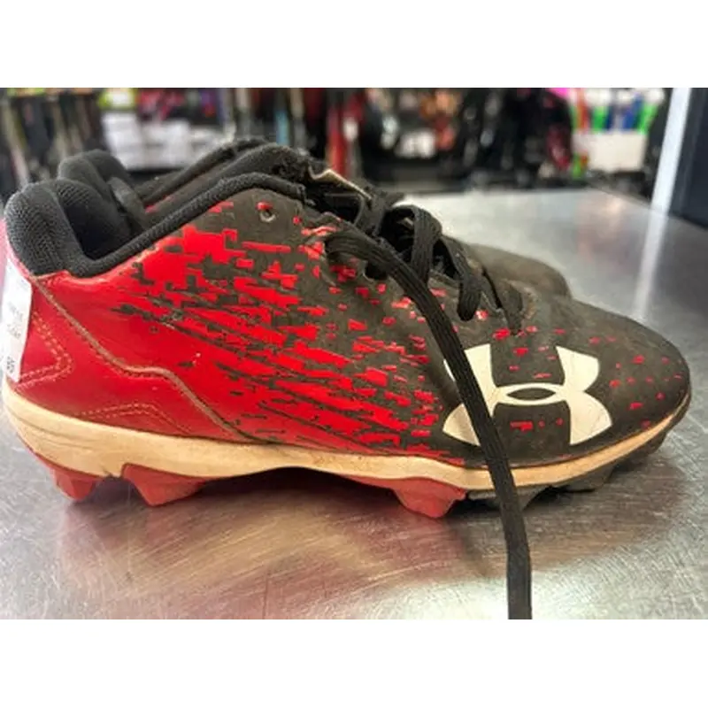 Used Under Armour CLEAT BB/SB Cleats Red Junior 02 11868-S000064052