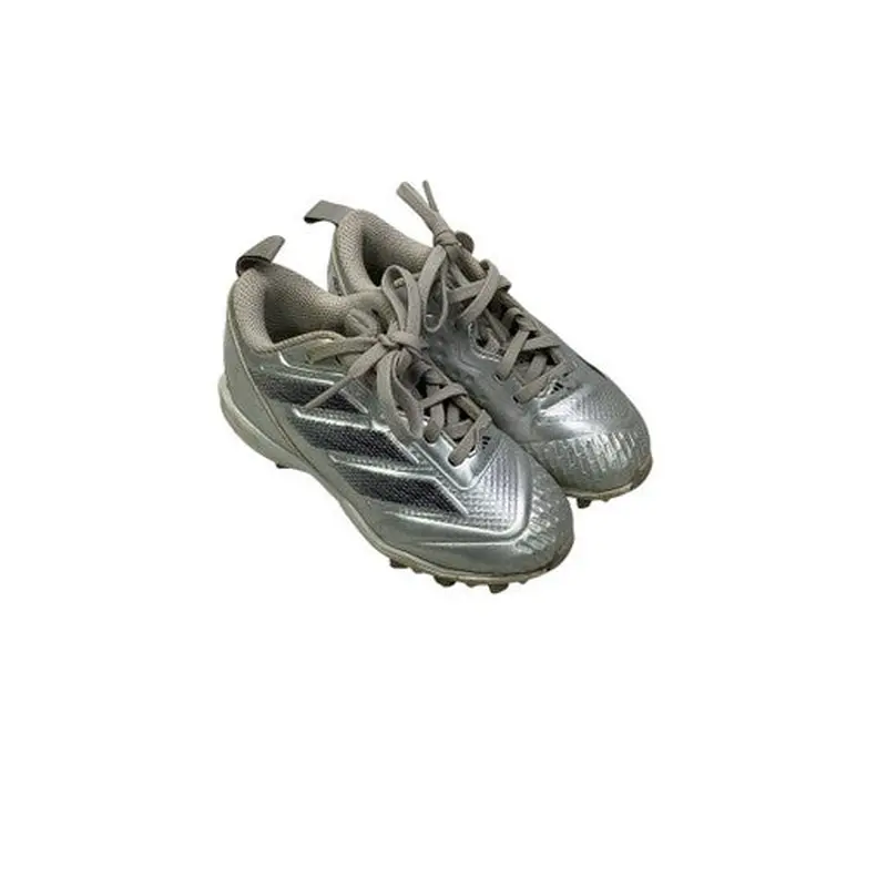 Used Adidas ADIZERO INSTINCT BB/SB Cleats Silver Youth 12.0 11347-S000253780
