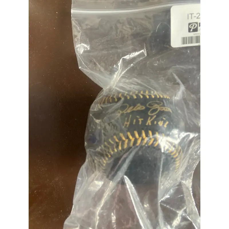 Pete Rose Autographed Baseball