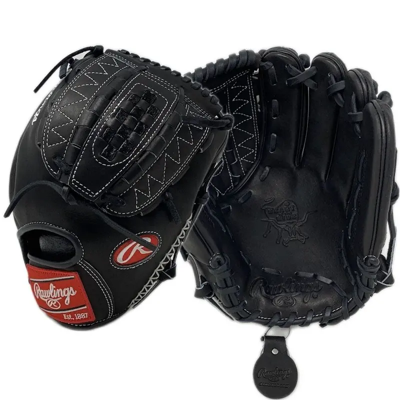 Rawlings HOH PRO1000 Black 12 Inch Vertical Hinge Basket Web Baseball Glove Cole