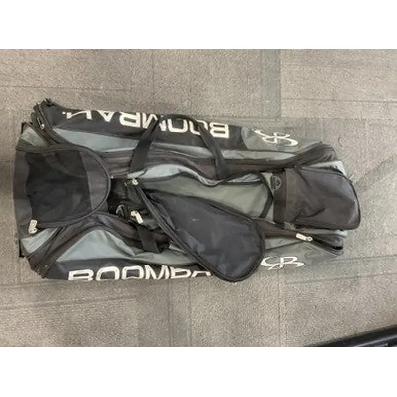 Used BoomBah BASEBALL WHEELED BAG BB/SB Player Wheeled Bag Grey 11614-S000220028