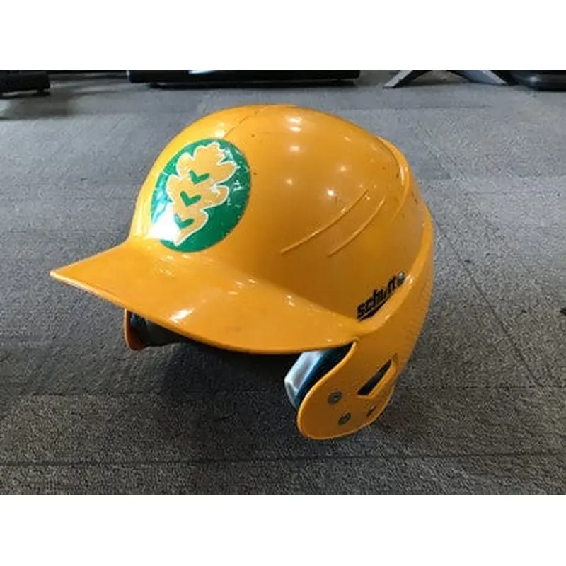 Used Schutt Batting Helmet Batting Helmet No Mask Gold Md 11614-s000204772
