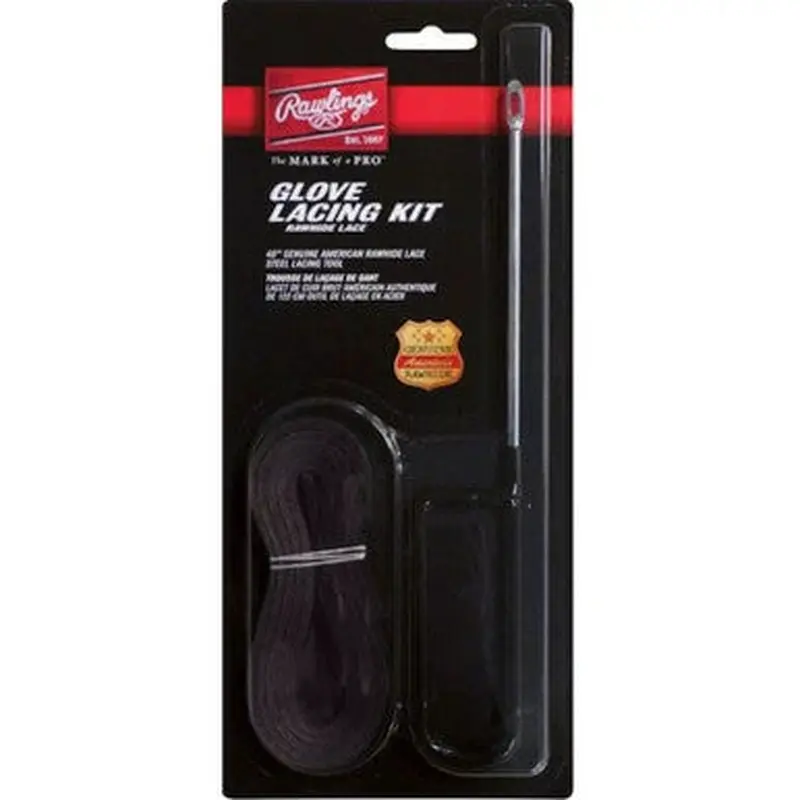 New RAW GLOVE LACING KIT BLK 11347-TNRGLK-B