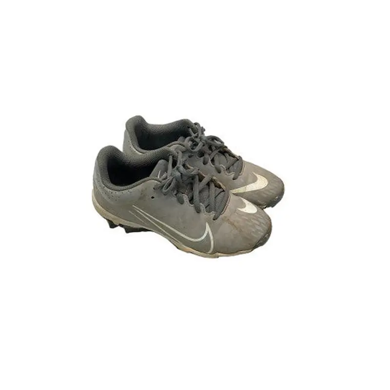 Used Nike DIAMOND BB/SB Cleats Grey Junior 03.5 11347-S000230597