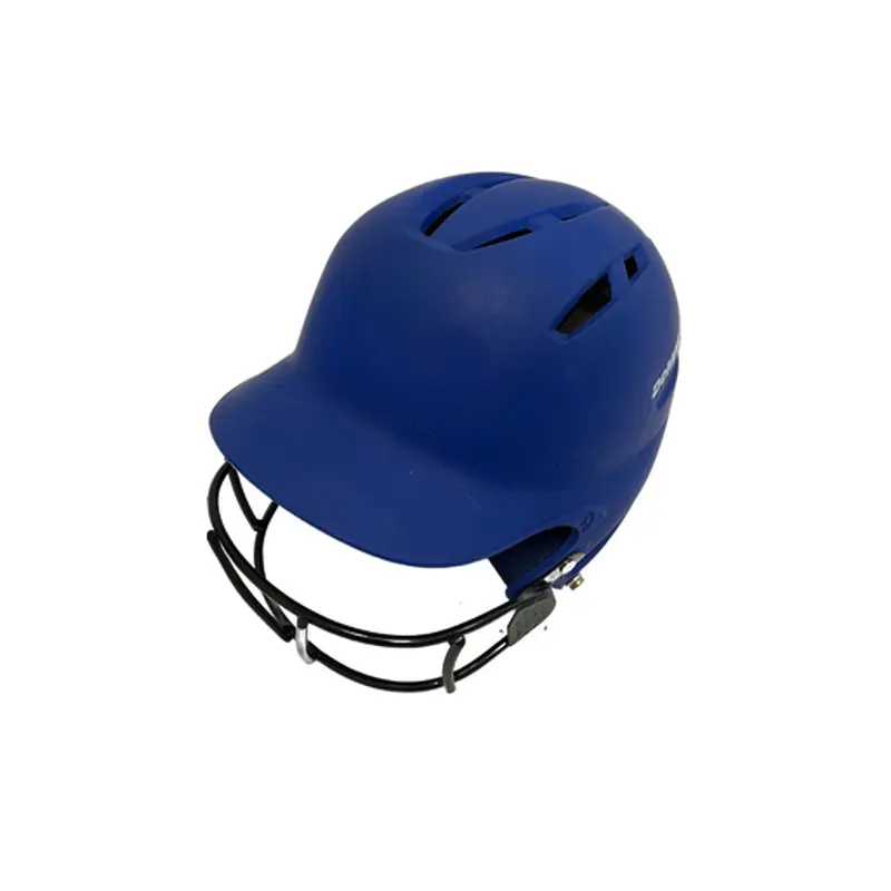 Used Demarini PARADOX Batting Helmet w/Mask Royal Blue One Size 11692-S000139242