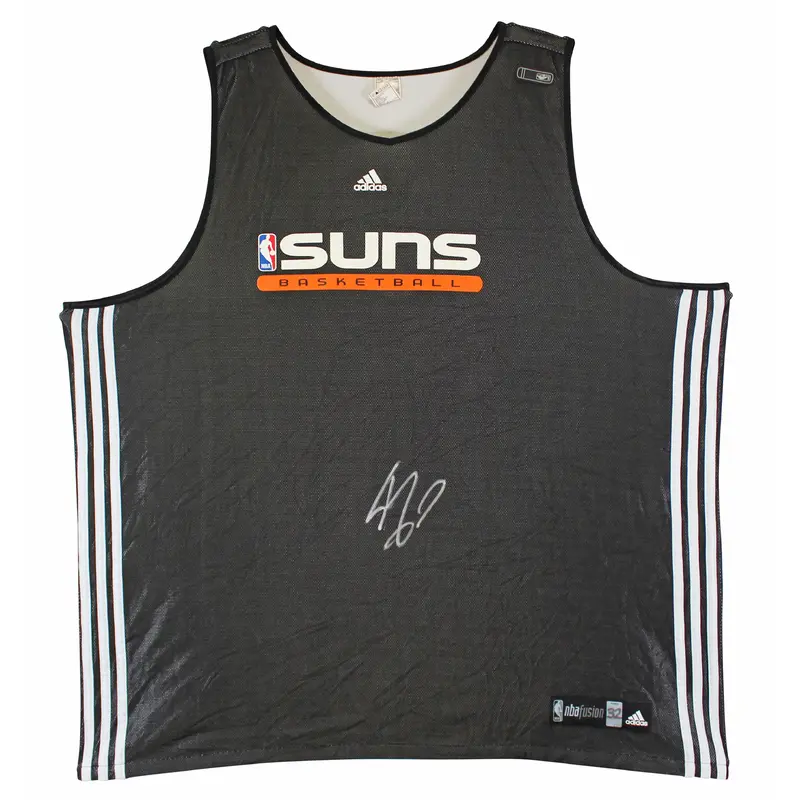 Shaquille O'Neal Signed Black Adidas Practice Reversible Jersey BAS W #1W573897