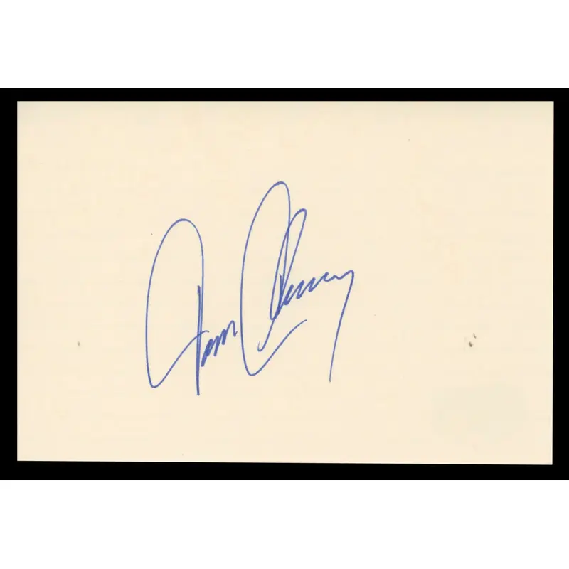 Tom Clancy Rainbow Six Authentic Signed 4x6 Index Card BAS #BT02455