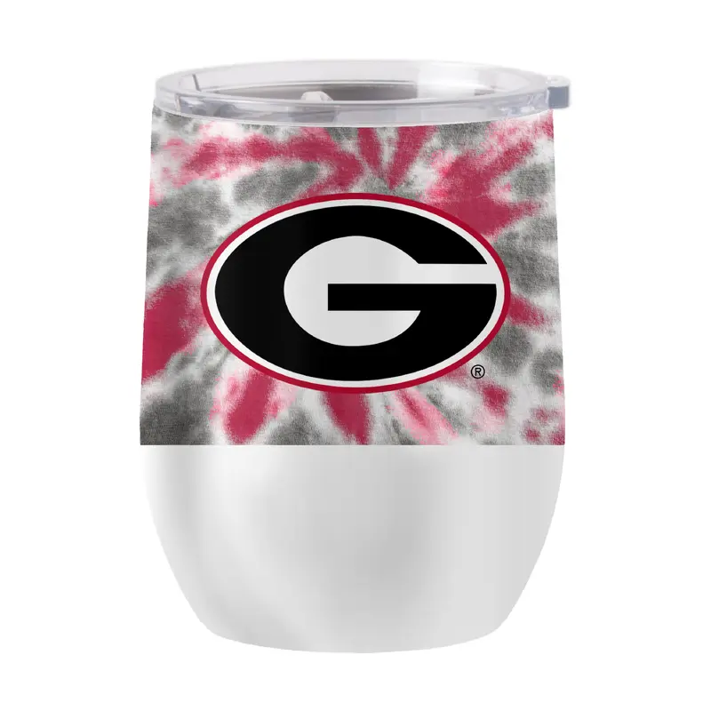 Georgia 16oz Tie Dye Stainless Curved Beverage