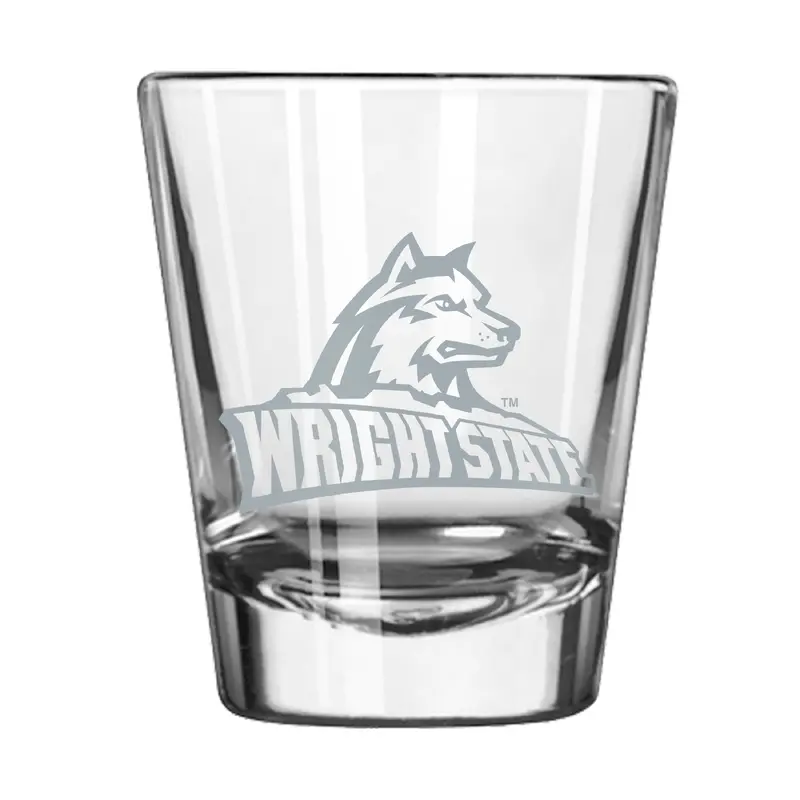Wright State 2oz Frost Shot Glass