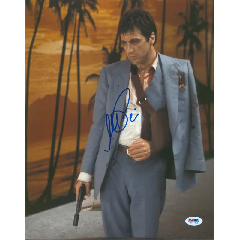 Al Pacino Scarface Authentic Signed 11x14 Photo Autographed PSA/DNA Itp #5A00512
