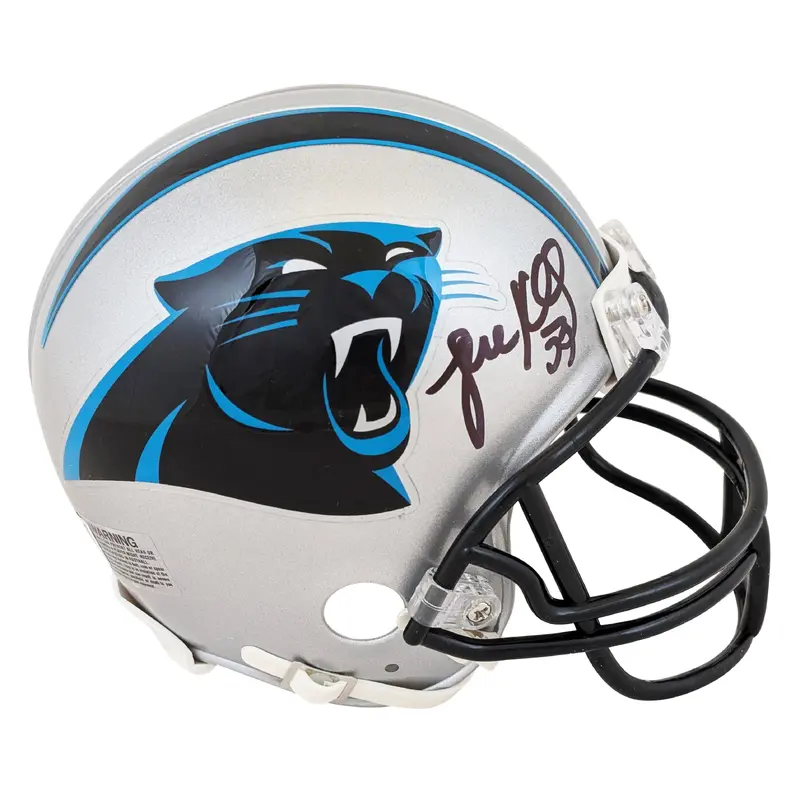 Panthers Luke Kuechly Authentic Signed VSR4 Mini Helmet BAS Witnessed
