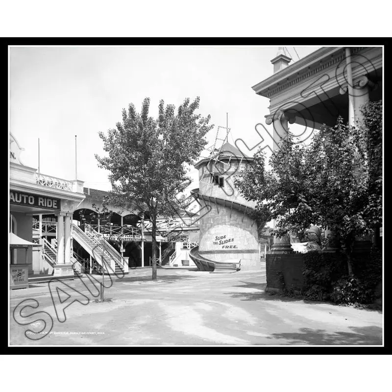 Chester Park 8X10 Photo - 1909 Cincinnati Ohio - 2463