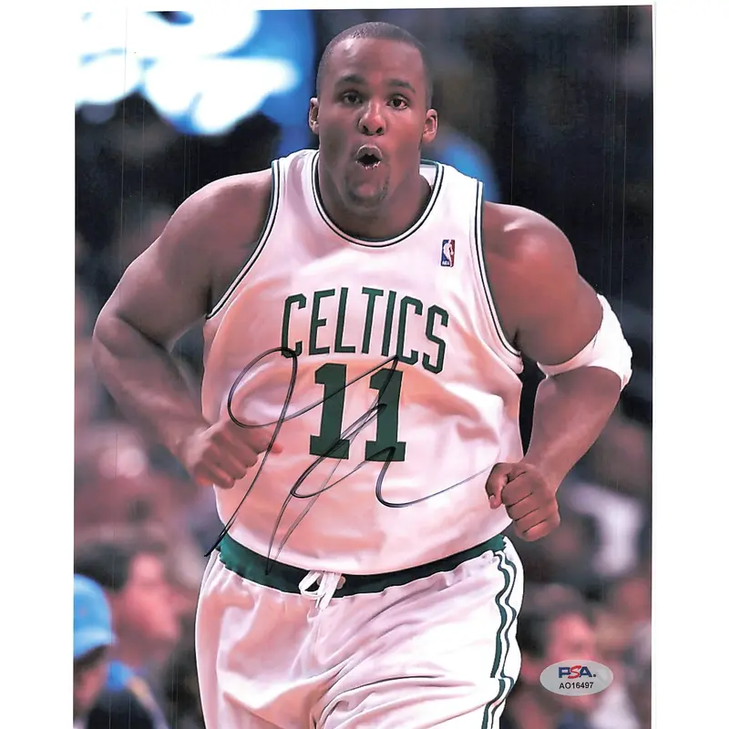 GLEN DAVIS signed 8x10 photo PSA/DNA Boston Celtics Autographed