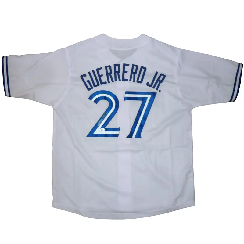 Vladimir Guerrero Jr. Autographed Toronto (White #27) Custom Jersey - JSA