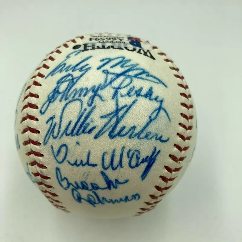 Brooks Robinson HOF Signed Cracker Jack Old Timers Game Baseball Beckett COA
