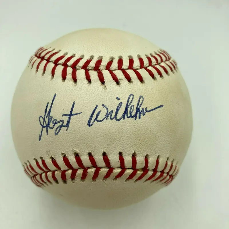 Hoyt Wilhelm Signed Autographed Official Major League Baseball JSA COA