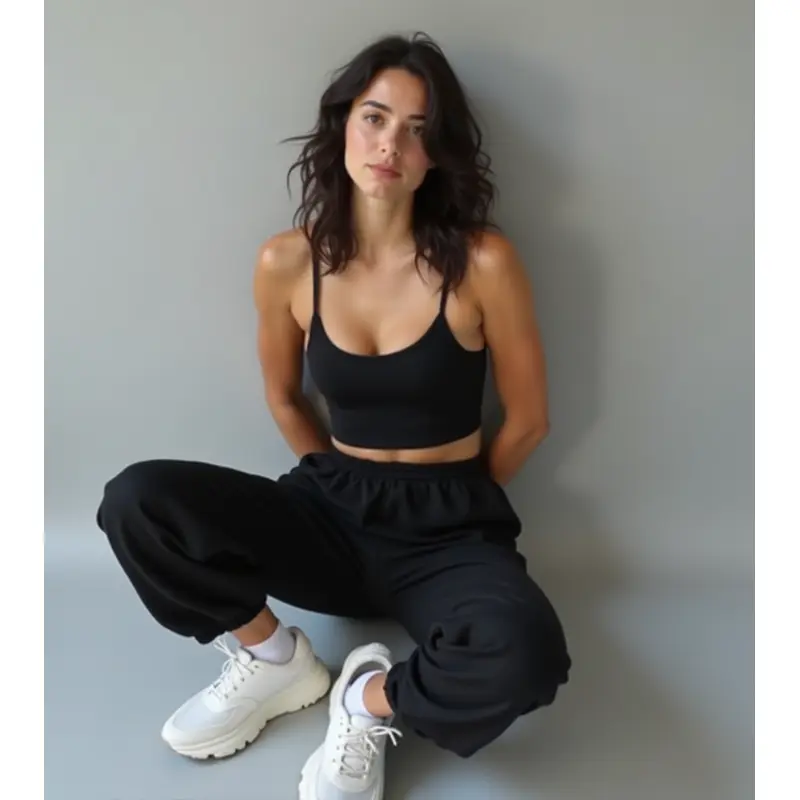 Women'S Fleece Track Pants ( Black ) Wod Armour | Kibi Sports
