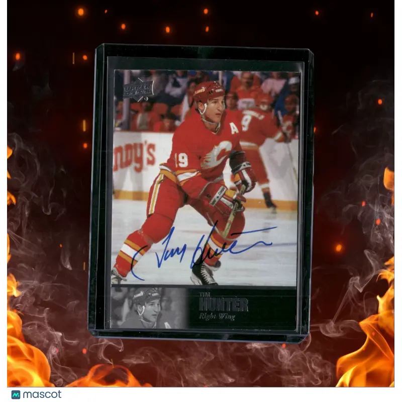 2020-21 SP Signature Edition Legends Tim Hunter Auto #AL-170