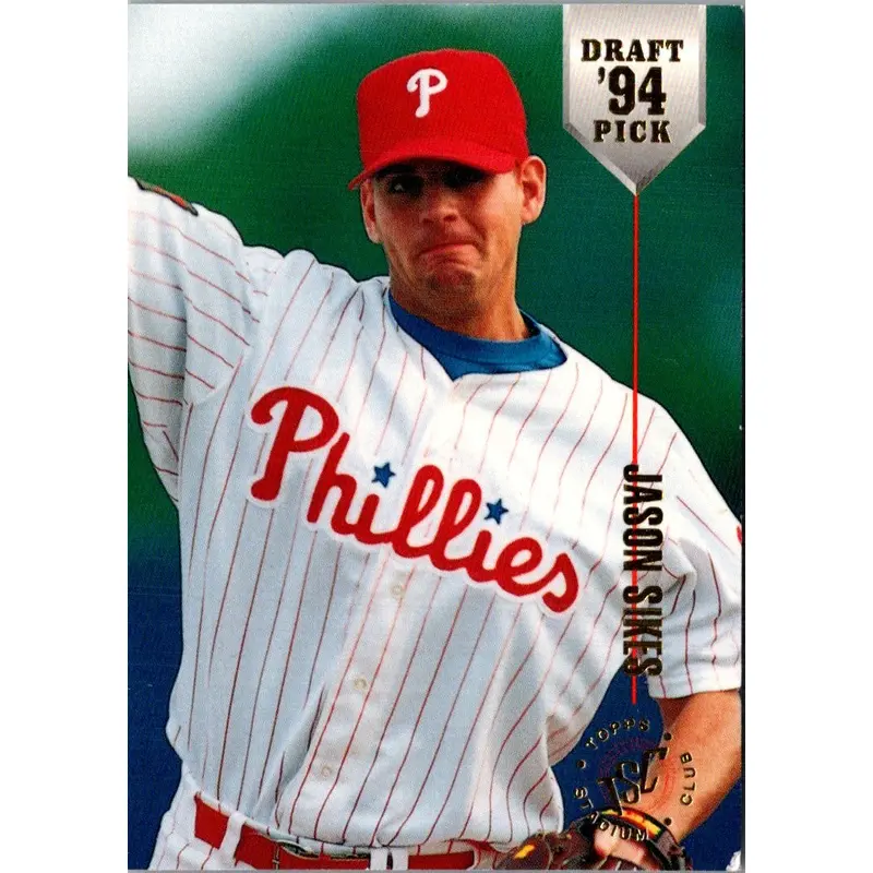 1994 Stadium Club Draft Picks Jason Sikes #53