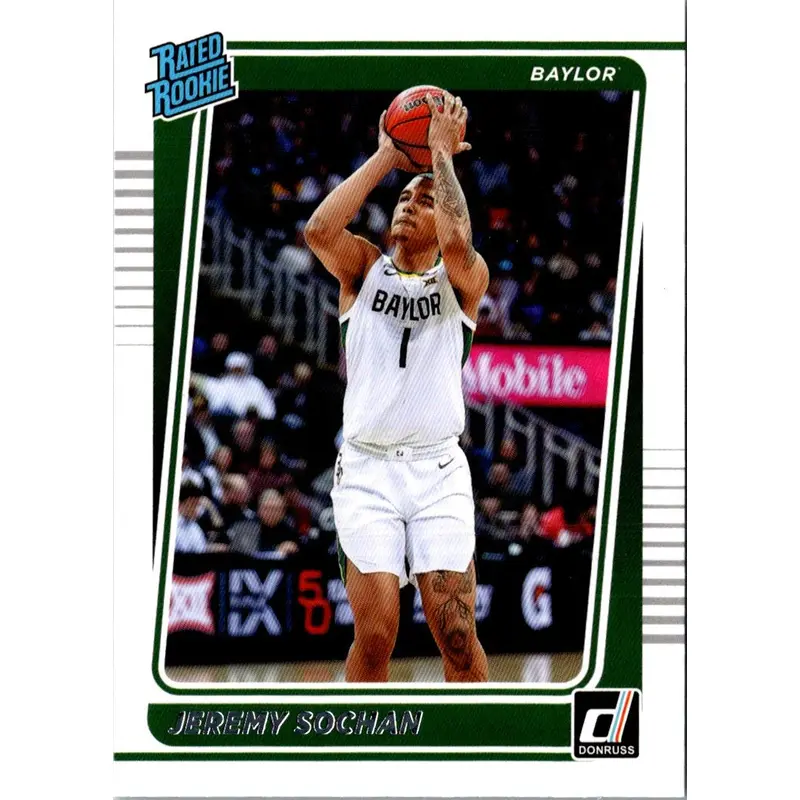 2022 Panini Chronicles Draft Picks Donruss Rated Rookies Jeremy Sochan #15
