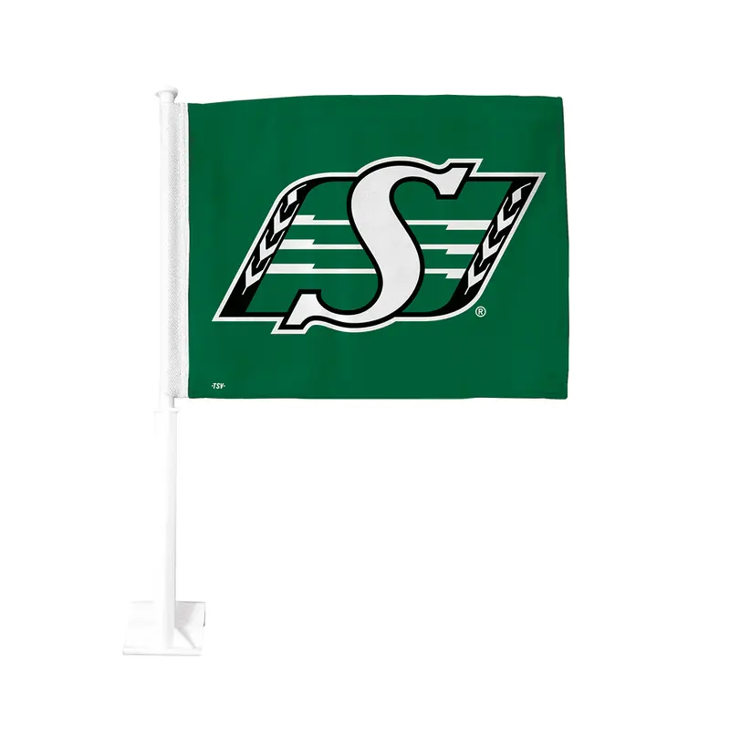 CFL Saskatchewan Roughriders Double-Sided 11x15 Car Flag