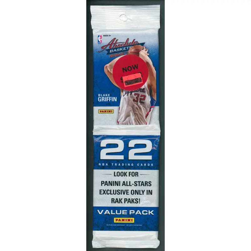 2012/13 Panini Absolute Absolute Basketball Unopened Value Pack (22)