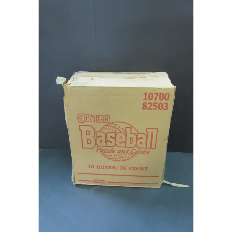 1988 Donruss Baseball Unopened Wax Case (10 Box)