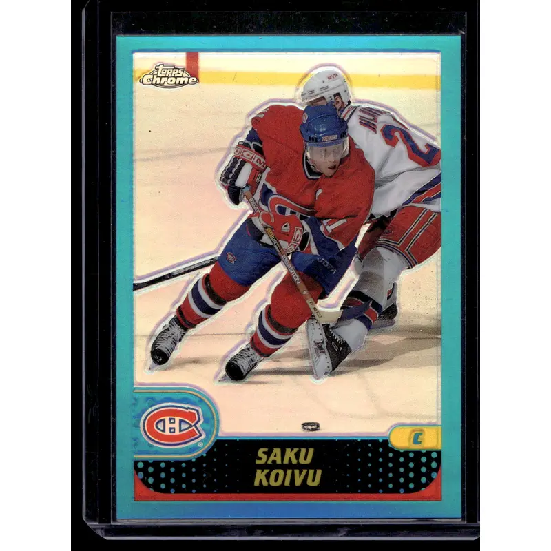 2001-02 Topps Chrome - Refractor - Saku Koivu #66