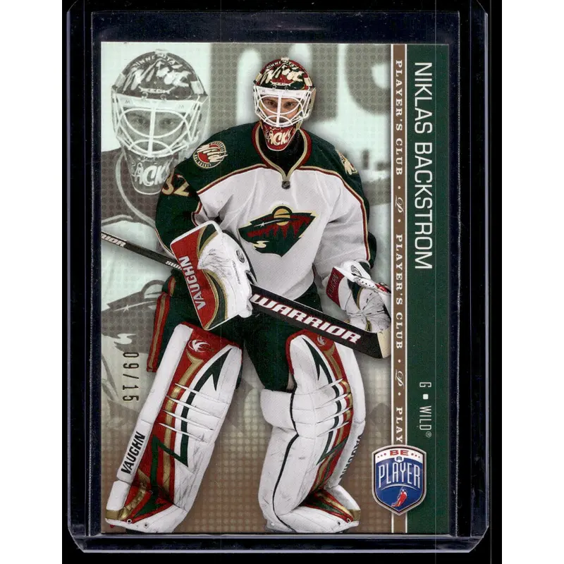 2008-09 Upper Deck Be a Player - Player's Club - Niklas Backstrom #90 /15