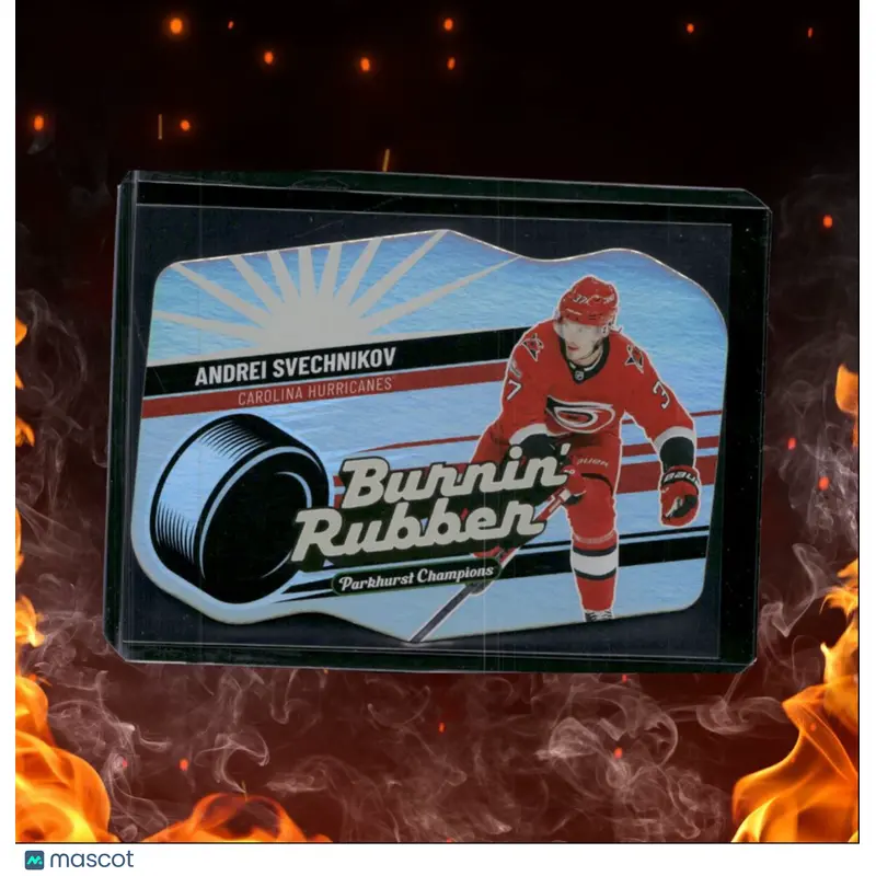 2023-24 Parkhurst Champions Andrei Svechnikov Burnin' Rubber #BR-22