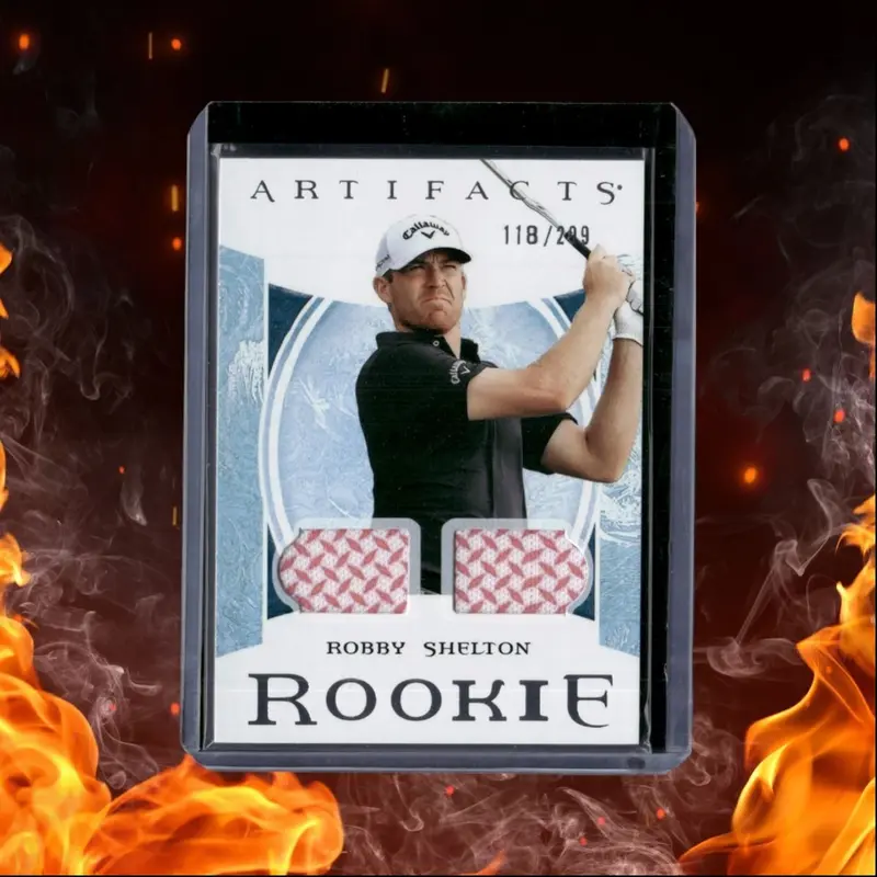 2024 Upper Deck Portfolio Robby Shelton Dual Jersey Materials Rookie 118/299 #28