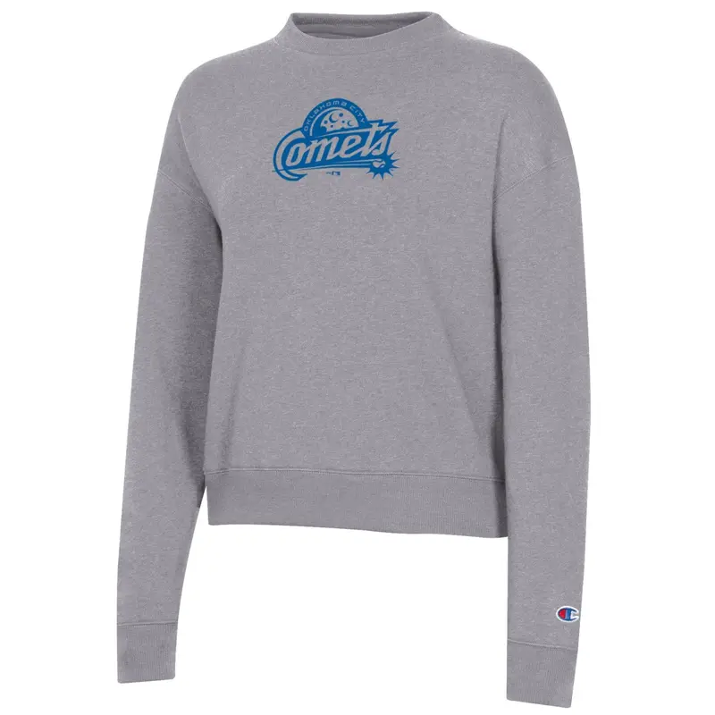 OKC Comets Women's Primary Gray Crew
