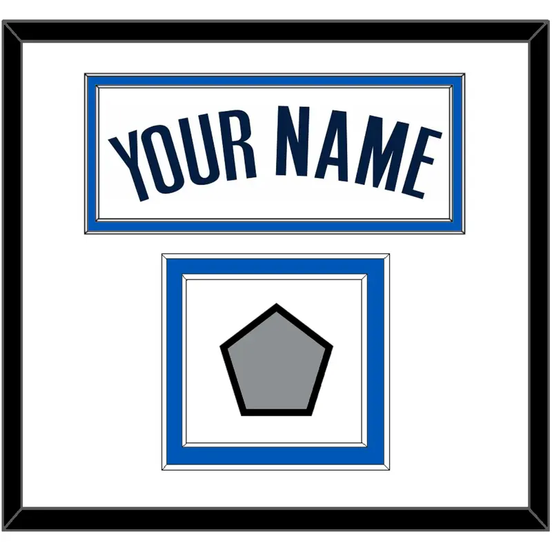 Dallas Name & Finals Patch - Home White (2001-2017) - Double Mat 1