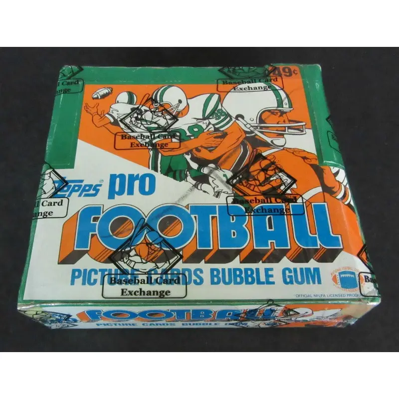 1982 Topps Football Unopened Cello Box