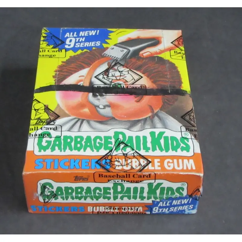 1987 Topps Garbage Pail Kids Series 9 Unopened Wax Box (w/ price) (US) (X-Out) (BBCE)